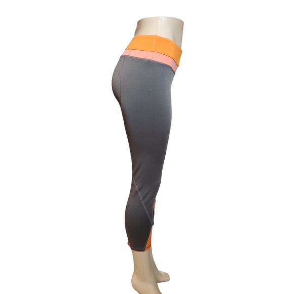 TKO size m workout leggings Grey orange - Picture 12 of 14